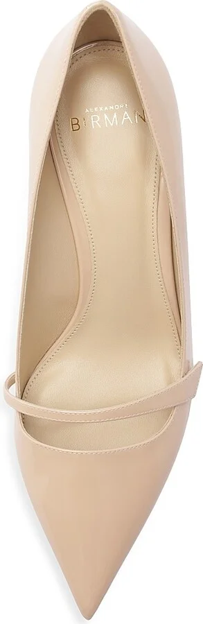 Women's Tita 60MM Patent Leather Pumps - Beige - Size 5 - Image 9
