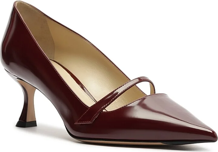 Women's Tita 60MM Patent Leather Pumps - Beige - Size 5 - Image 10