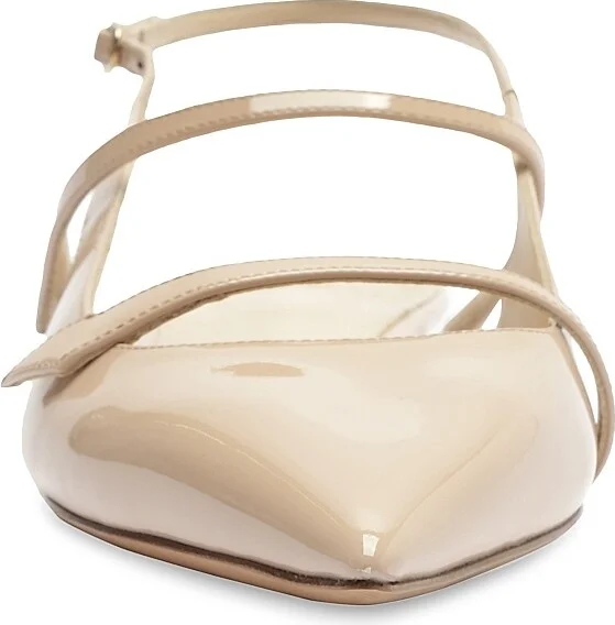 Women's Tita Patent Leather Slingback Flats - Semolina - Size 5.5 - Image 5