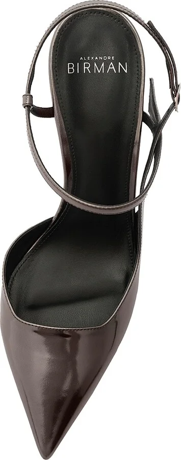 Women's Tita Wrap 85MM Patent Leather Pumps - Grafite - Size 6 - Image 4