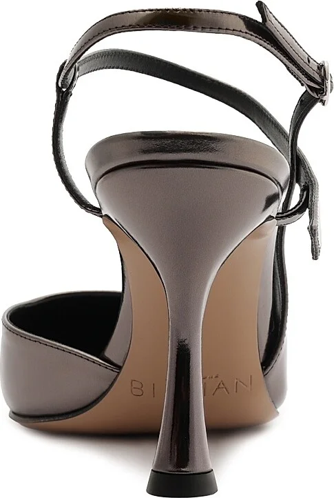 Women's Tita Wrap 85MM Patent Leather Pumps - Grafite - Size 6 - Image 7