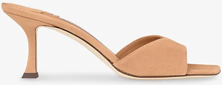 Womens Toffee Skye 70 Suede Heeled Sandals Eur 41 / 8 Uk Women