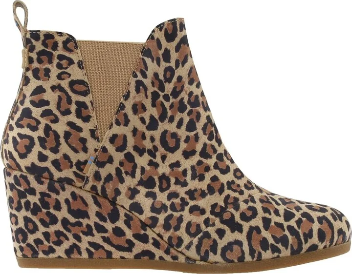 Desert Tan Leopard Print Suede