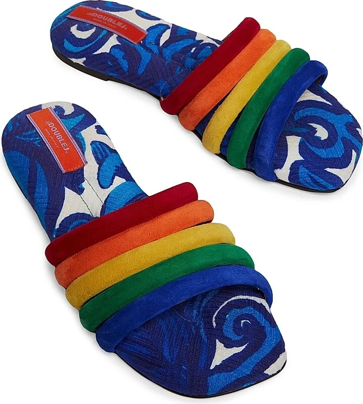 Women's Tones Slides - Anemone Blue - Size 6 Sandals - Image 2