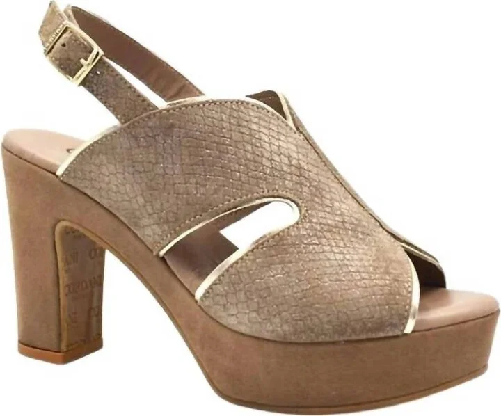 Women's Toni Heel In Crosta Corda