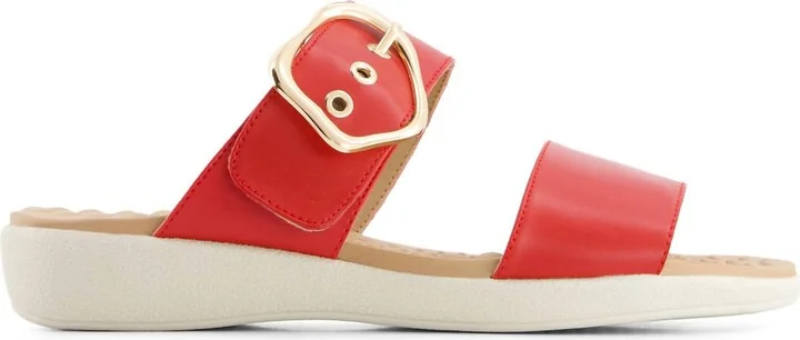 Women's Top Comfort Foot Massage Sandals In Red