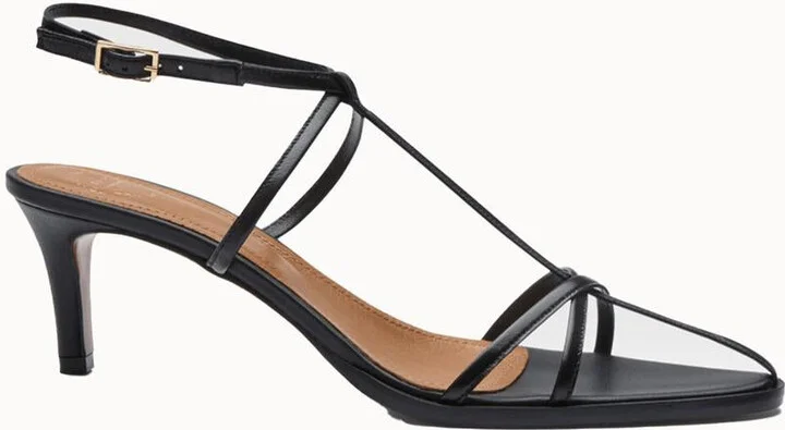 Women's Torno Nappa Strappy Heeled Sandals In Black