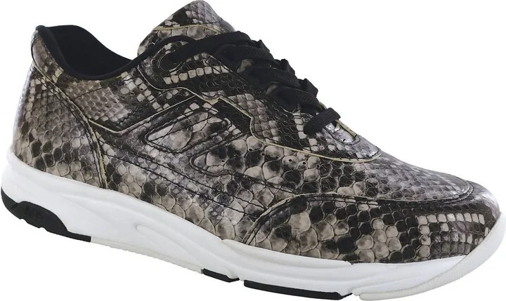 Women's Tour Ii Lace Up Sneaker In Snake Print