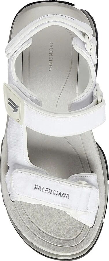 Women's Tourist Sandals - Black White Grey - Size 6 - Image 5