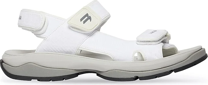 Women's Tourist Sandals - Black White Grey - Size 6