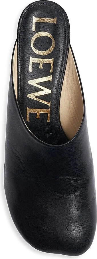 Women's Toy 45MM Leather Mules - White - Size 5 - Image 7