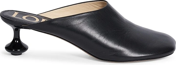 Women's Toy 45MM Leather Mules - White - Size 5 - Image 8