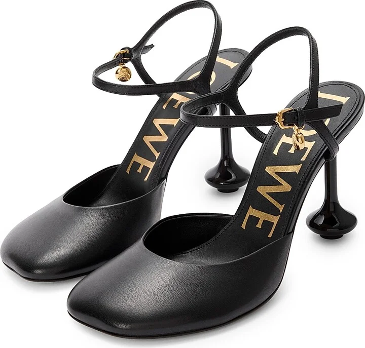 Women's Toy 90MM Ankle Strap Pumps - Black - Size 6 - Image 2