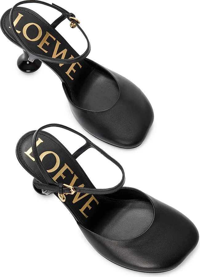 Women's Toy 90MM Ankle Strap Pumps - Black - Size 6 - Image 3