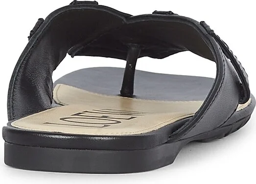 Women's Toy Panta Leather Sandals - Black - Size 6 - Image 3