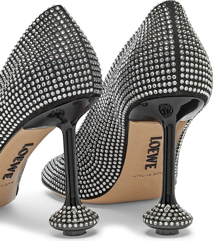 Women's Toy Strass 90MM Pumps - Black - Size 6 - Image 3