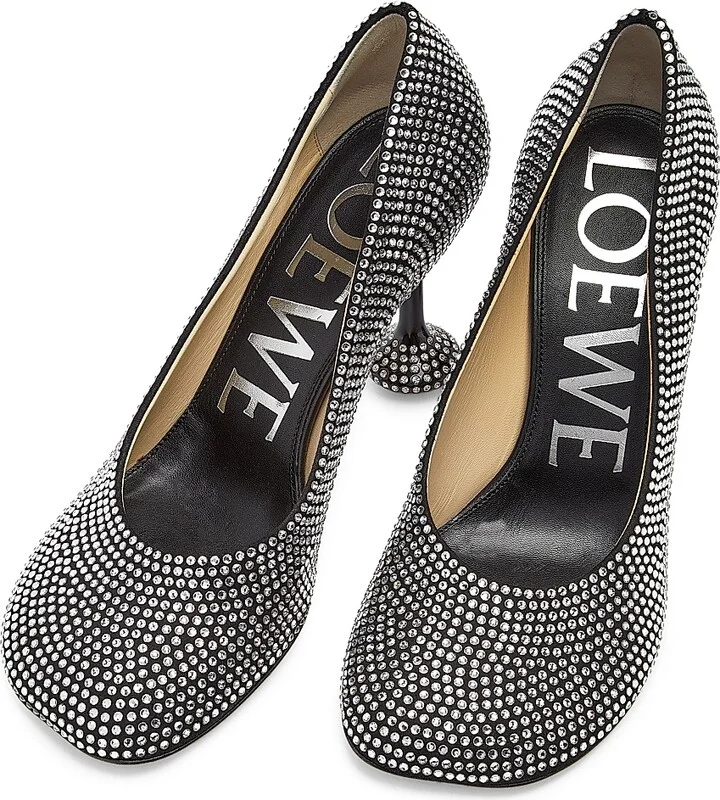 Women's Toy Strass 90MM Pumps - Black - Size 6 - Image 4