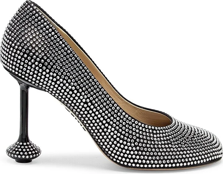 Women's Toy Strass 90MM Pumps - Black - Size 6