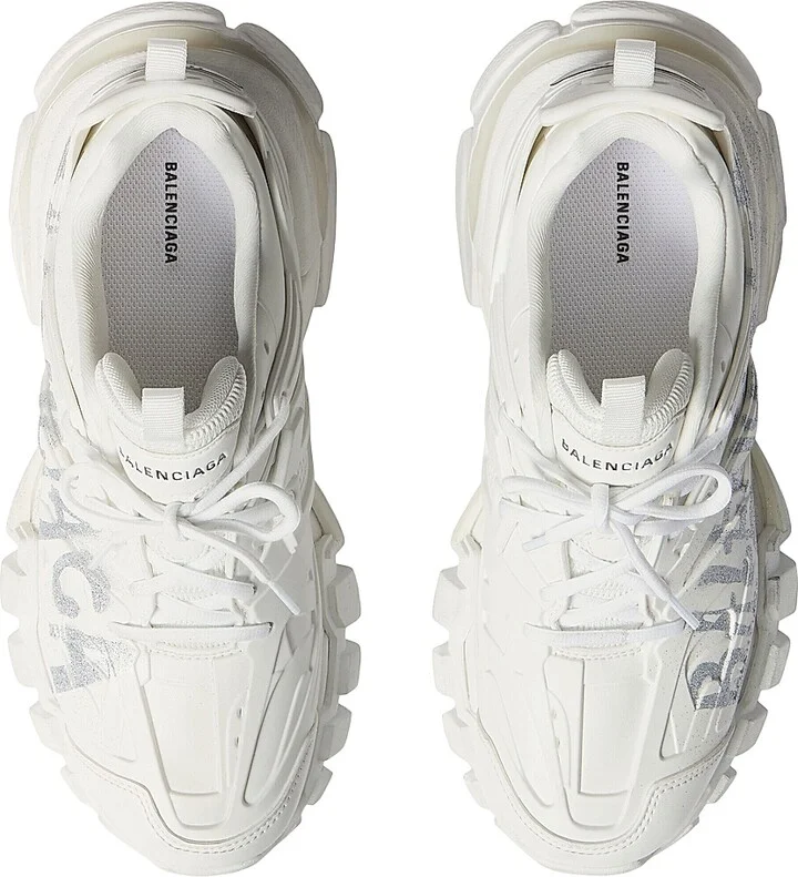 Women's Track Nail Polish Sneakers - White - Size 6 - Image 6