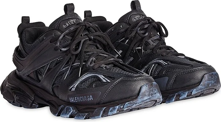 Women's Track Sneakers - Black Faded - Size 5 - Image 2