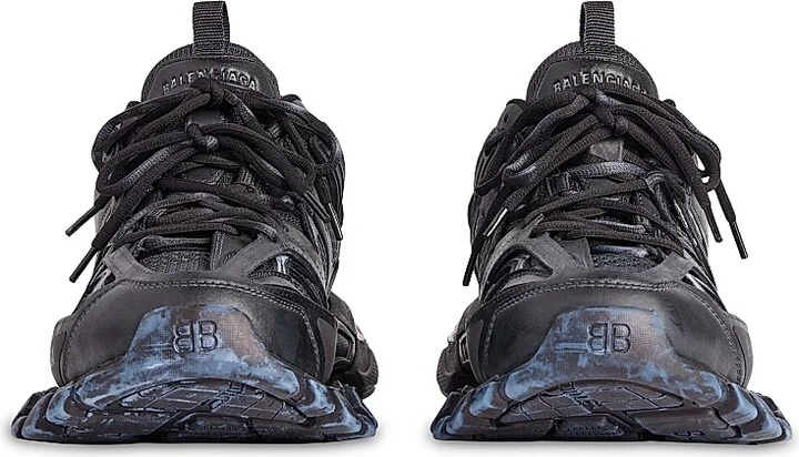 Women's Track Sneakers - Black Faded - Size 5 - Image 3