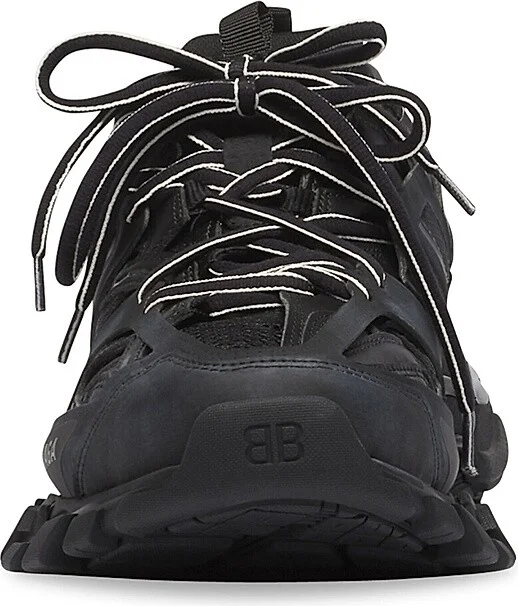 Women's Track Sneakers - Black - Size 7 - Image 2