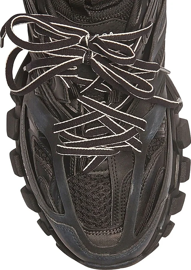Women's Track Sneakers - Black - Size 7 - Image 6