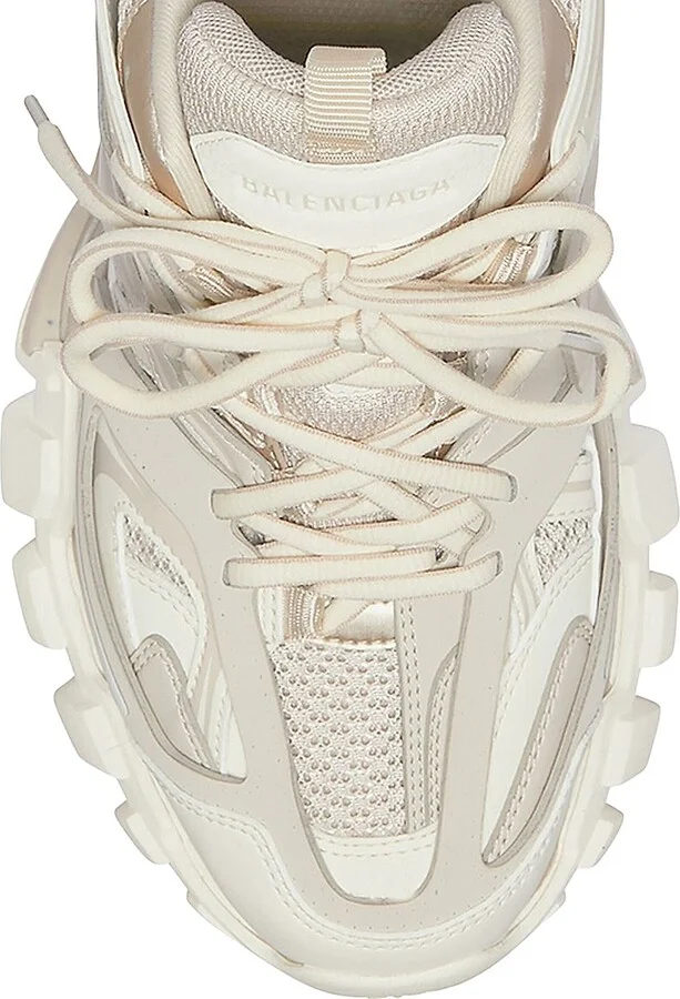 Women's Track Sneakers Recycled Sole - Light Beige - Size 5 - Image 6