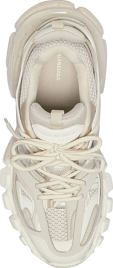 Women's Track Sneakers Recycled Sole - Light Beige - Size 5 - Image 7