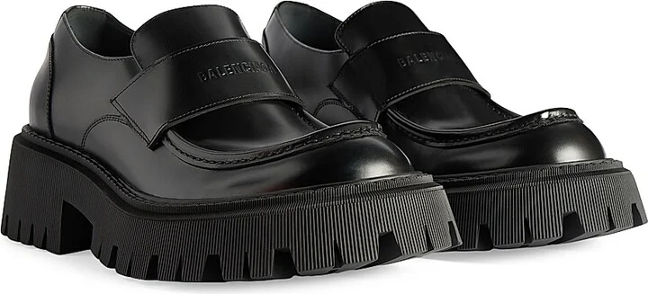 Women's Tractor Loafers - Black - Size 5 - Image 2