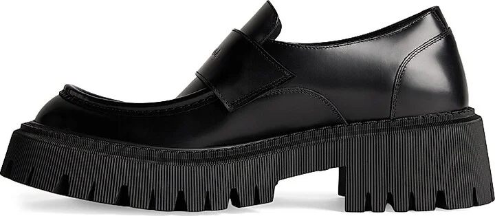 Women's Tractor Loafers - Black - Size 5 - Image 4