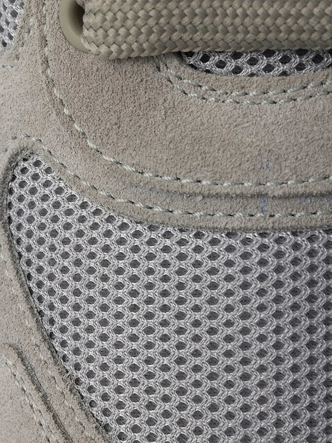 Women's Trail Mesh Fabric and Suede Sneakers - Grey - Size 7 - Image 4