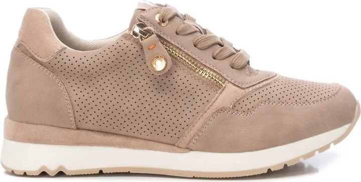 Women's Trainer Sneakers In Beige