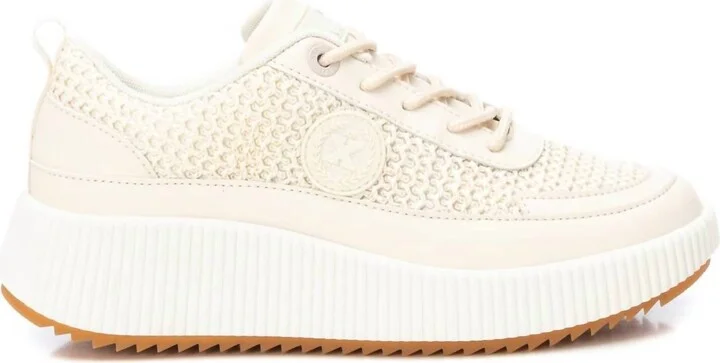 Women's Trainer Sneakers In Beige