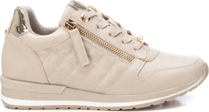 Women's Trainer Sneakers In Beige