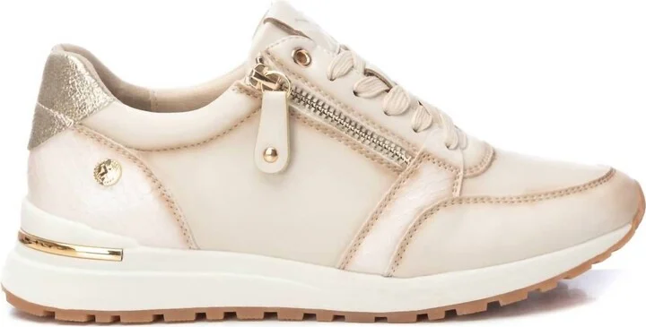 Women's Trainer Sneakers In Beige