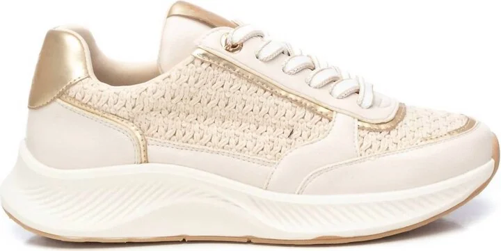 Women's Trainer Sneakers In Beige
