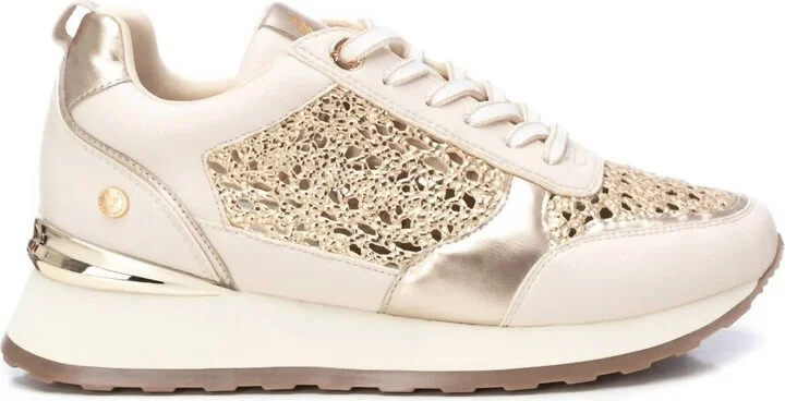 Women's Trainer Sneakers In Beige