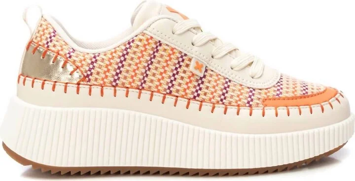 Women's Trainer Sneakers In Coral
