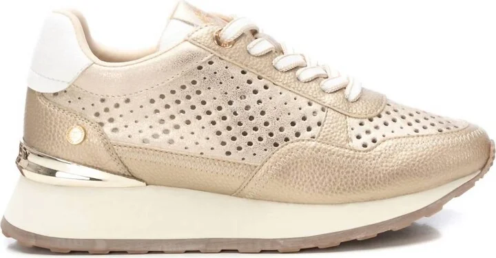 Women's Trainer Sneakers In Gold