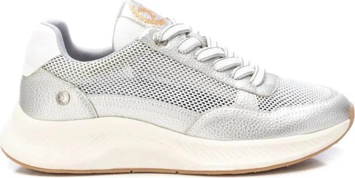Women's Trainer Sneakers In Silver