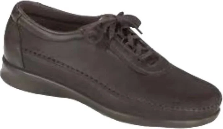 Women's Traveler Walking Moccasin Shoe - 2E/wide Width In Dark Brown
