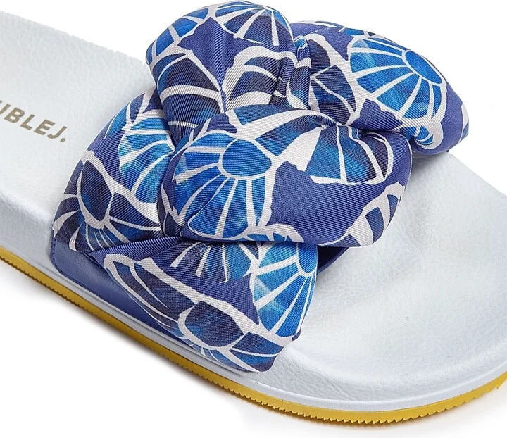 Women's Treccia Slides - Conchiglie Acquamarin - Size 5 Sandals - Image 4