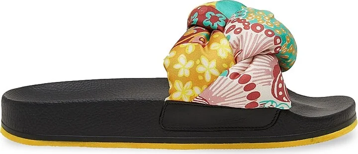 Women's Treccia Slides - Holi Yellow - Size 8 Sandals