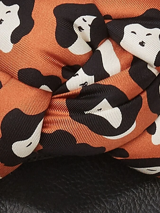 Women's Treccia Slides - Lady Leopard Orange - Size 5 Sandals - Image 4
