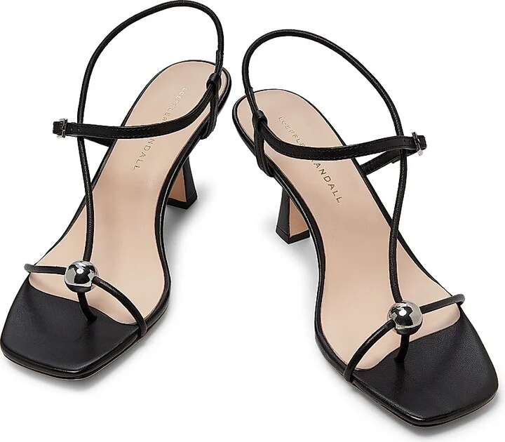 Women's Triana 70MM Leather Sandals - Black - Size 11 - Image 4