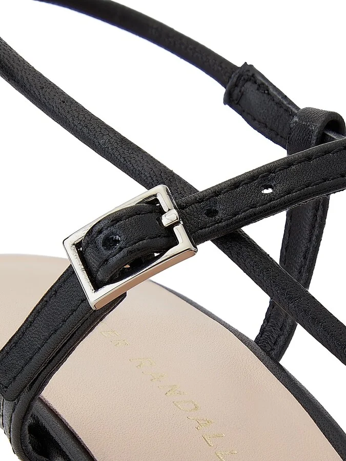 Women's Triana 70MM Leather Sandals - Black - Size 11 - Image 5