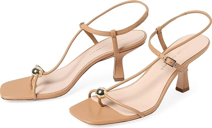 Women's Triana 70MM Leather Sandals - Black - Size 11 - Image 8