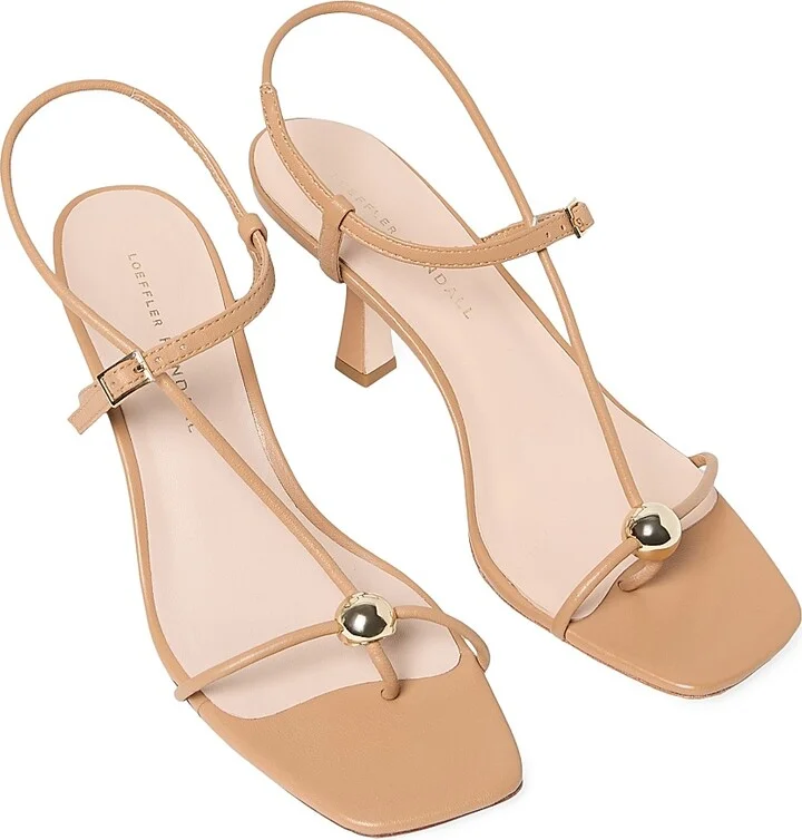 Women's Triana 70MM Leather Sandals - Black - Size 11 - Image 9