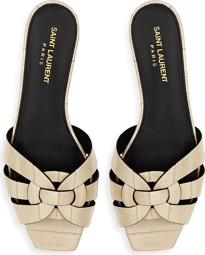 Women's Tribute Mules in Eel - Ivory - Size 5.5 - Image 3